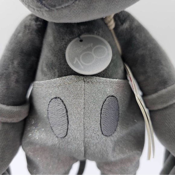 Disney 100 Steiff - Platinum Mickey Mouse 12" Collectible Teddy Bear - Picture 7 of 15